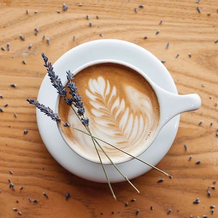 White Chocolate Lavender Latte